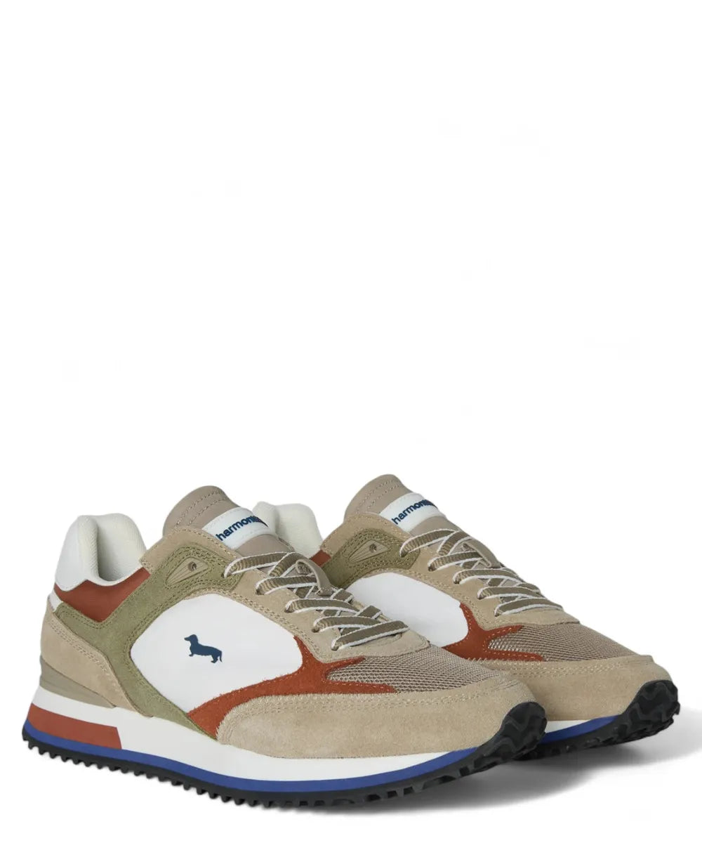 Sneakers in Camoscio e Tessuto Tecnico con Suola EVA Extra-Light-Sneakers-Harmont&Blaine-Vittorio Citro Boutique