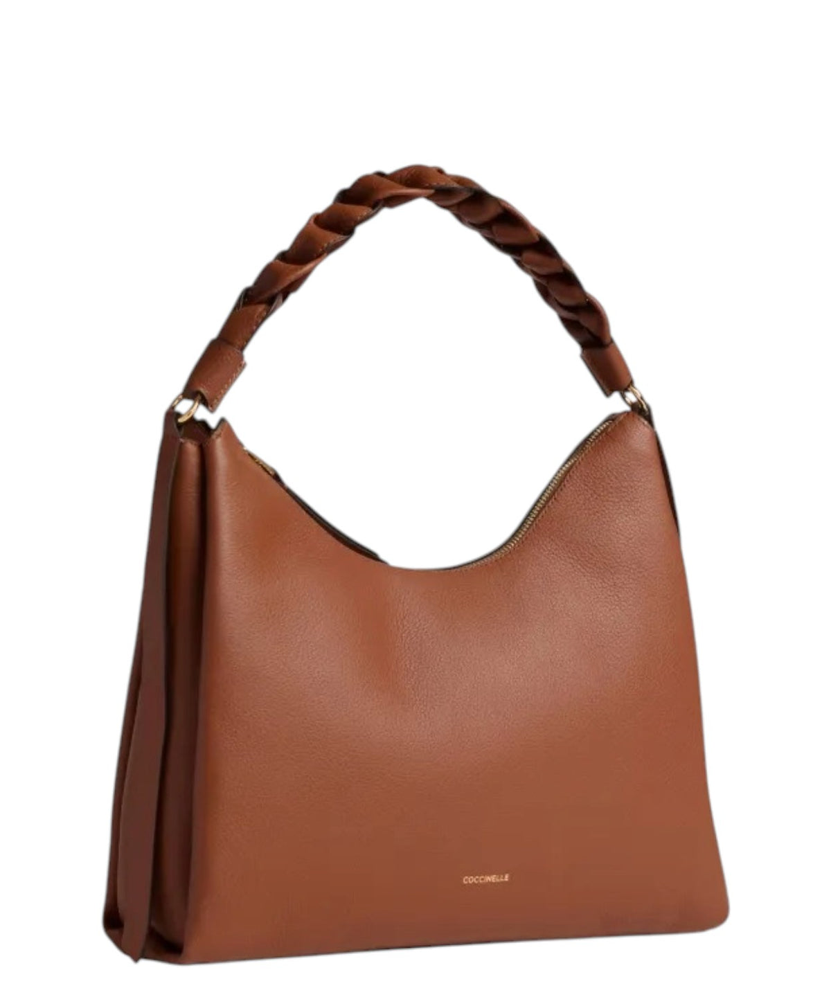 Sac Boheme Medium en cuir Double avec poignée tressée