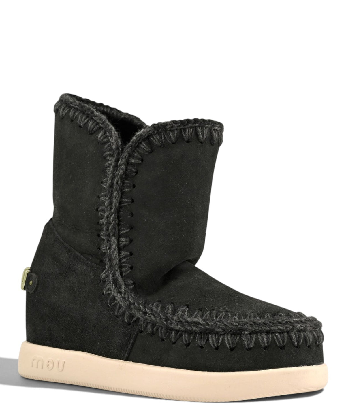 Bottes femme Mou New Inner Wedge Suede avec semelle compensée intérieure