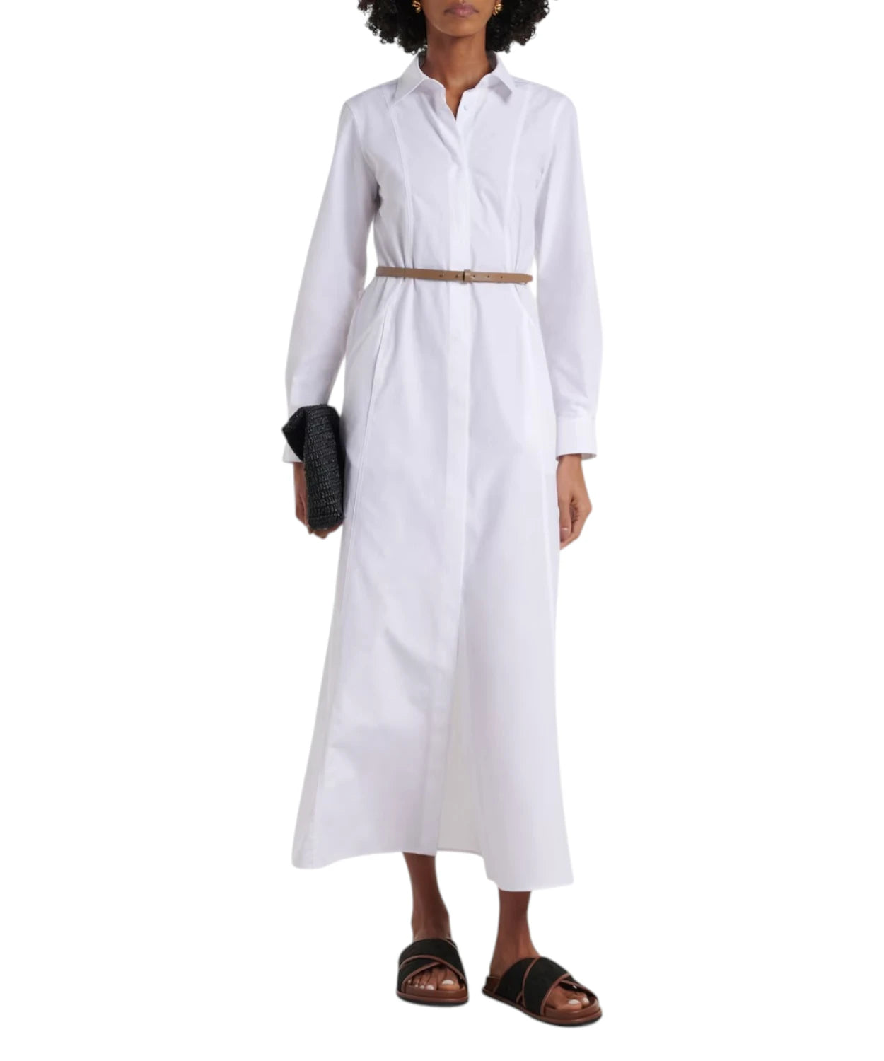 Sandales Femme Max Mara Peonie avec Broderie et Brides Croisées