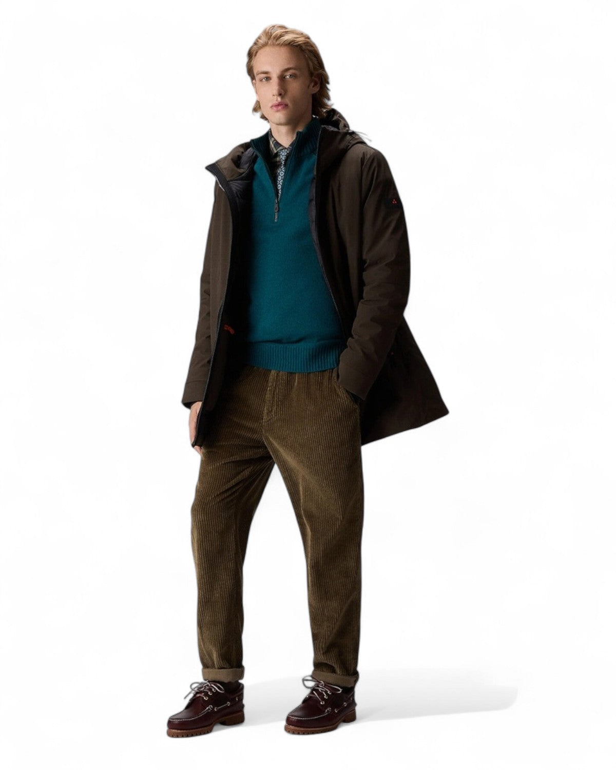 Overcoat Metide SRT 01 lungo in poliestere stretch-Peuterey-Giacche-Vittorio Citro Boutique