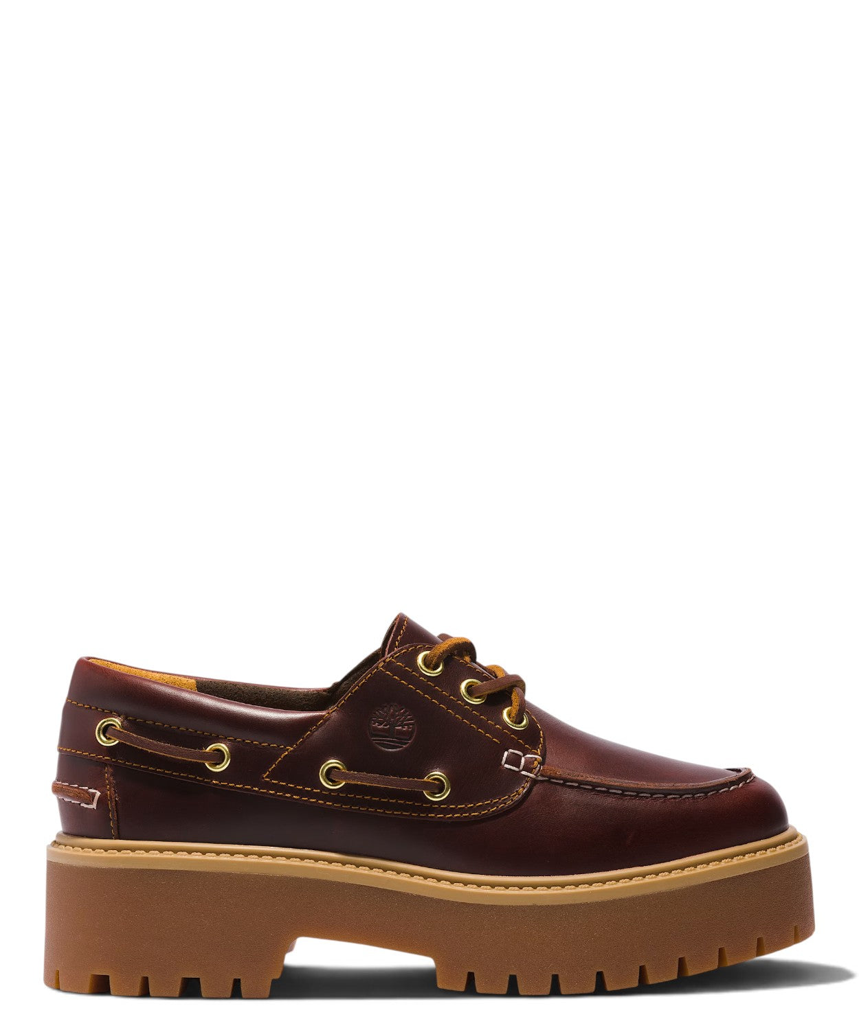 Scarpa da Barca Timberland con Plateau in Pelle