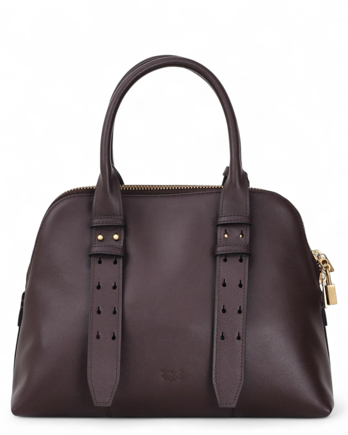 Borsa a Mano Escape in Pelle con Tracolla e Lucchetto-Pinko-Borse a spalla-Vittorio Citro Boutique