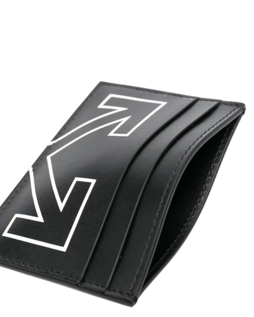 Porte-cartes Off-White en cuir avec motif Flèches