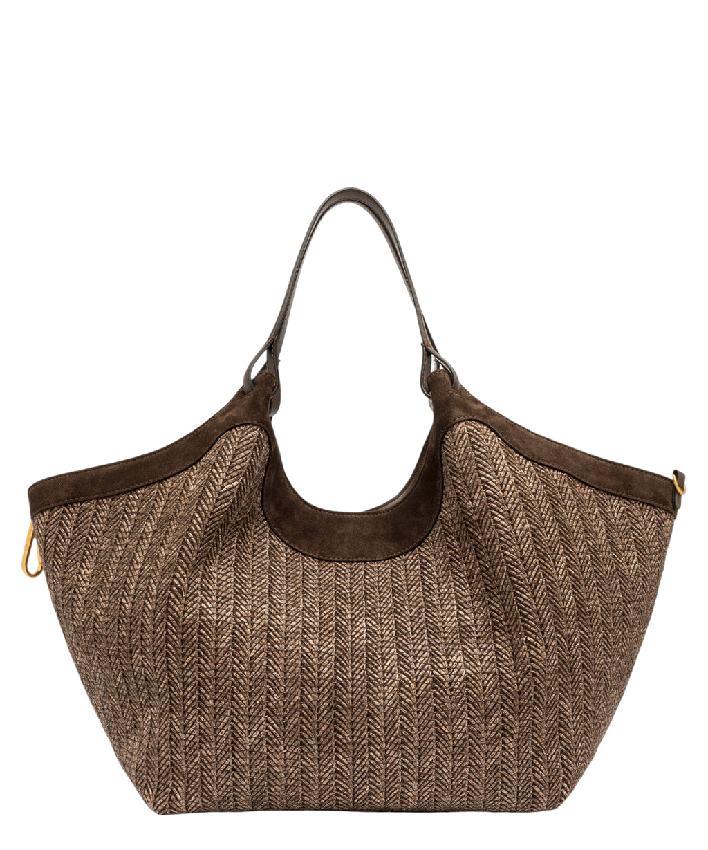 Gianni Chiarini Dua Sac en Paille Tressée