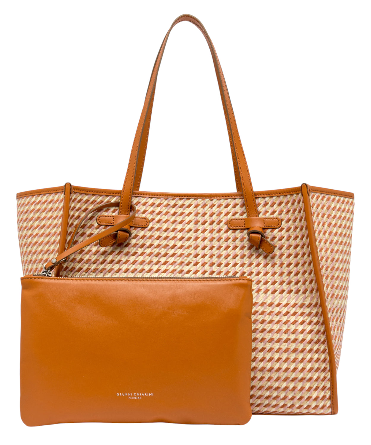 Gianni Chiarini Marcella Bag in Tessuto Pied de Poule