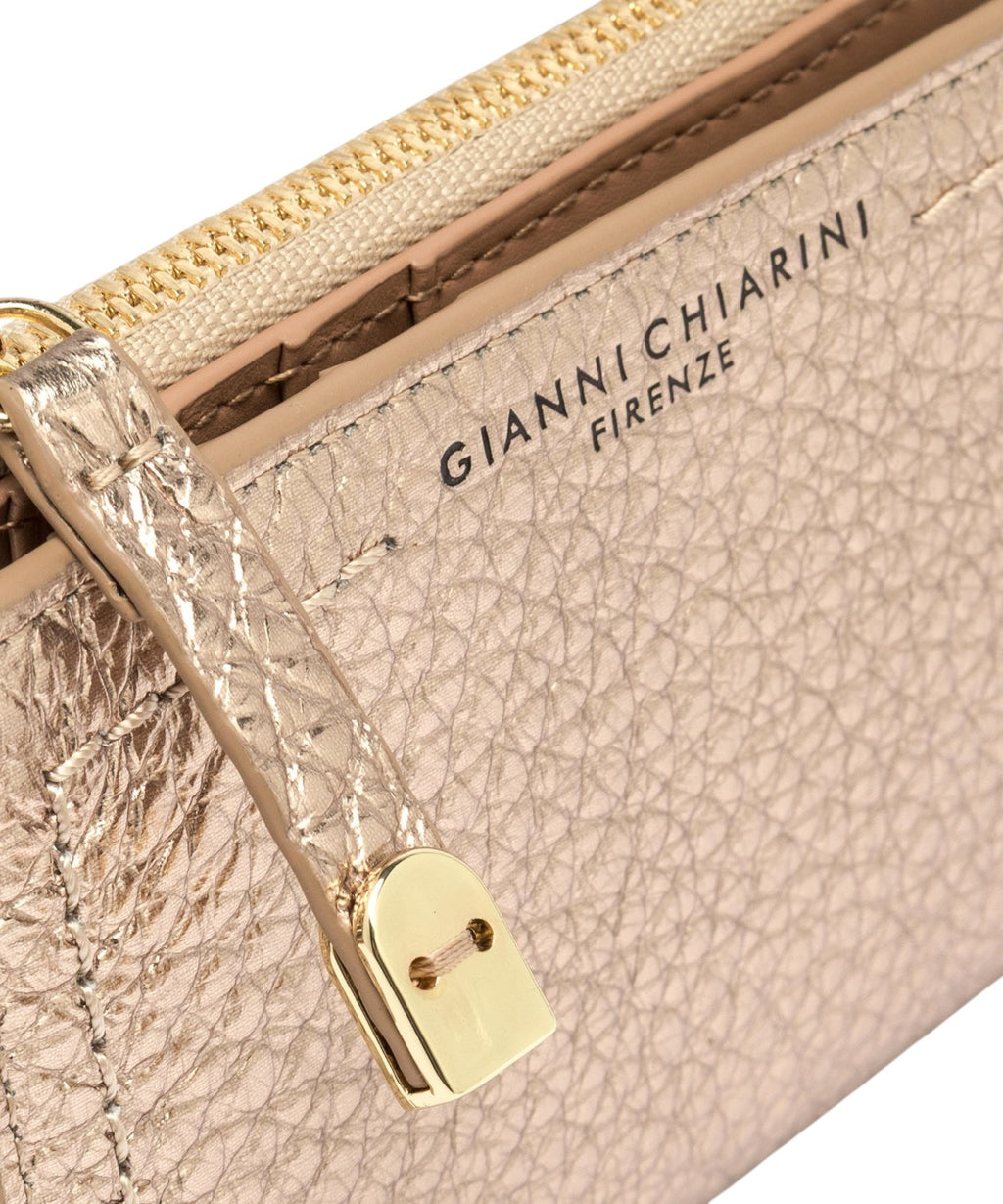 Petit portefeuille Gianni Chiarini avec zip