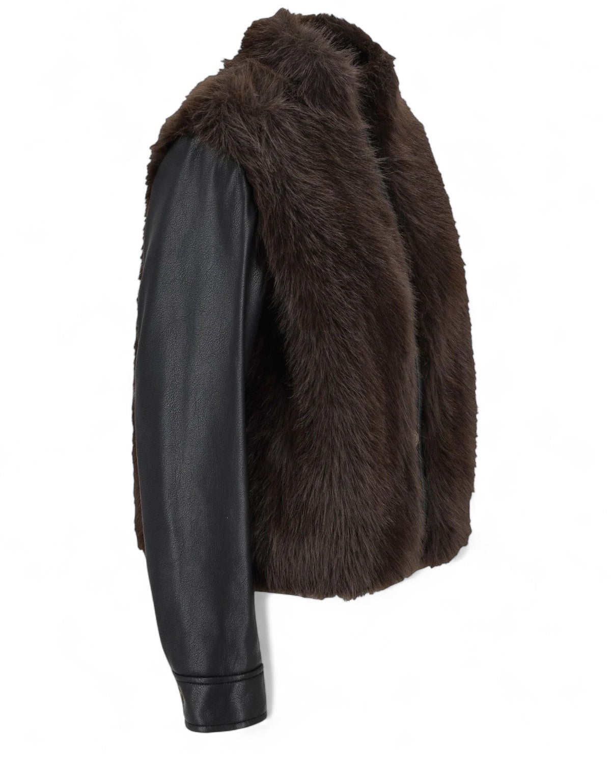 Giubbotto Donna in Finta Pelliccia e Pelle Ecologica-Twinset-Pellicce e shearling-Vittorio Citro Boutique