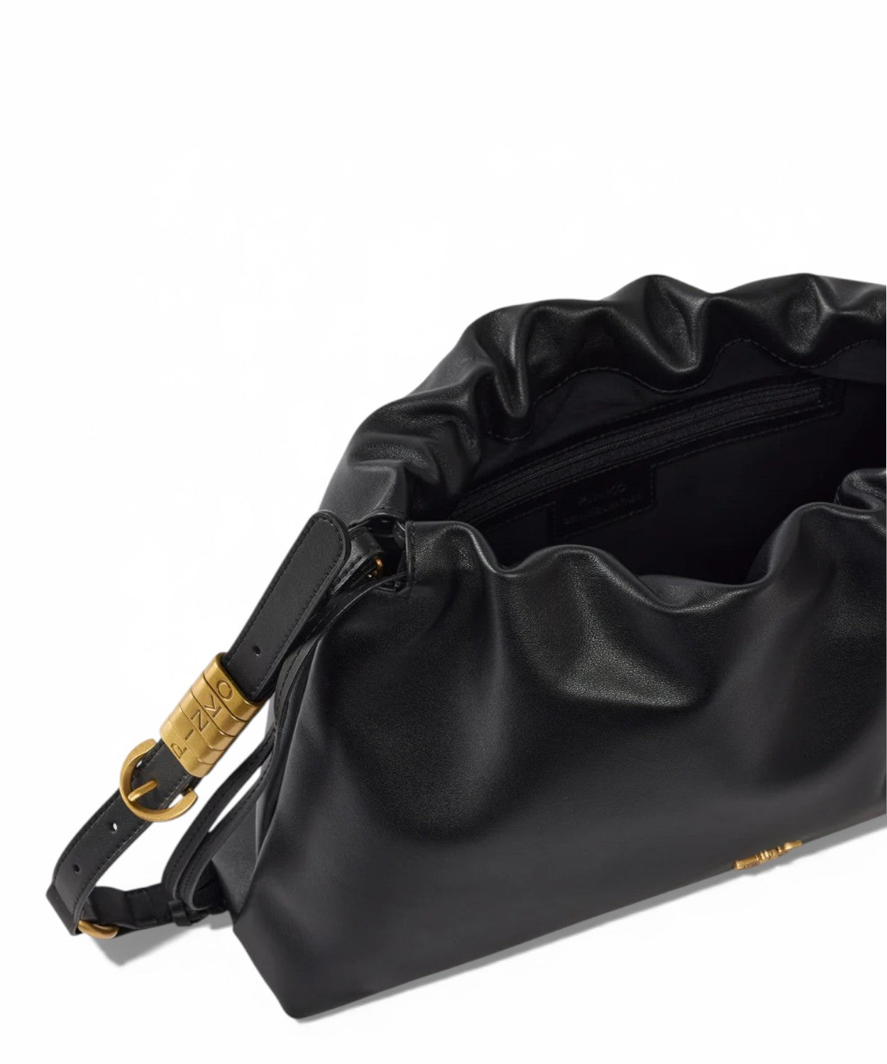 Borsa Clutch Grande in Pelle con Logo Love Birds di PINKO