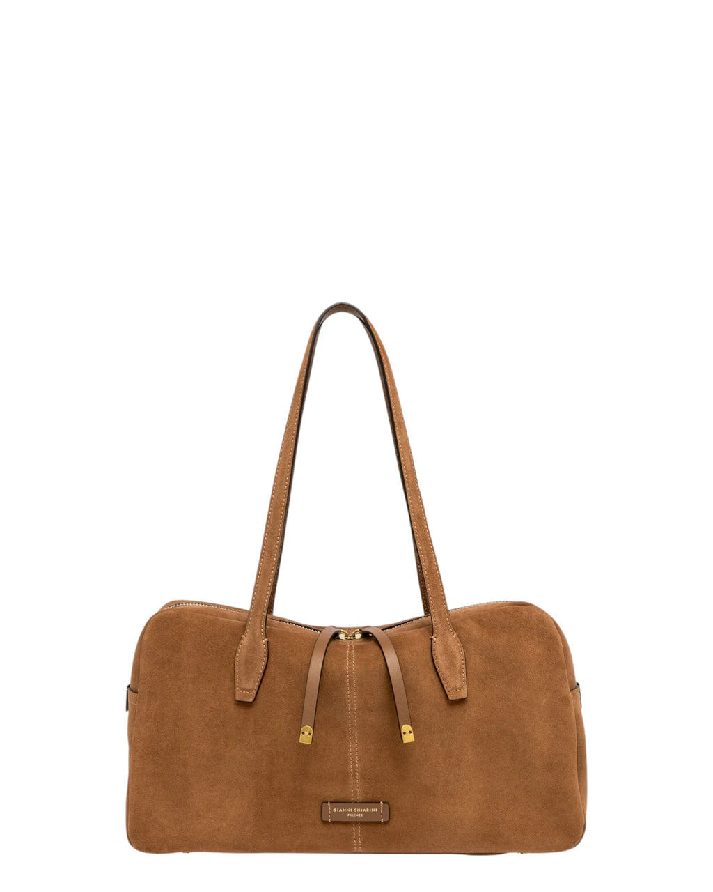 Sac Bowling Gianni Chiarini en cuir suédé pour femme