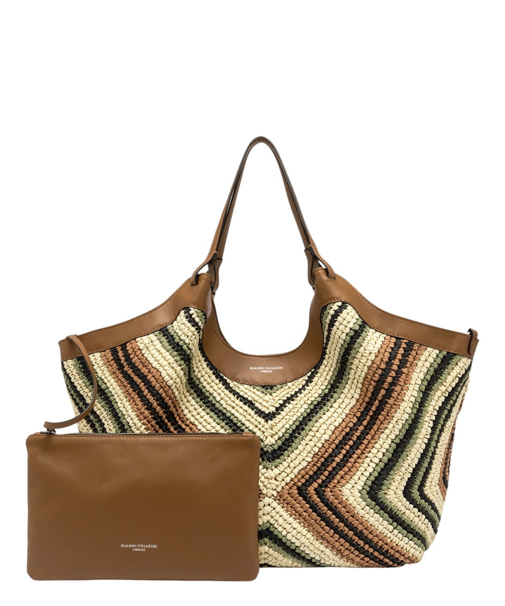 Sac DUA Gianni Chiarini en paille tressée