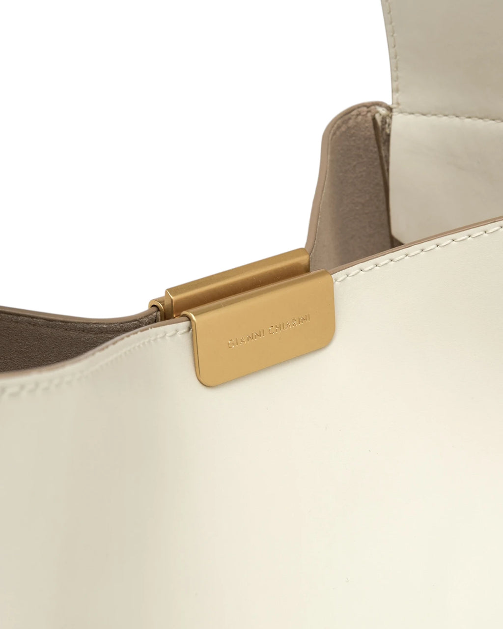 Gianni Chiarini JO Sac à Épaule en Cuir Vacchetta - Sac à Épaule