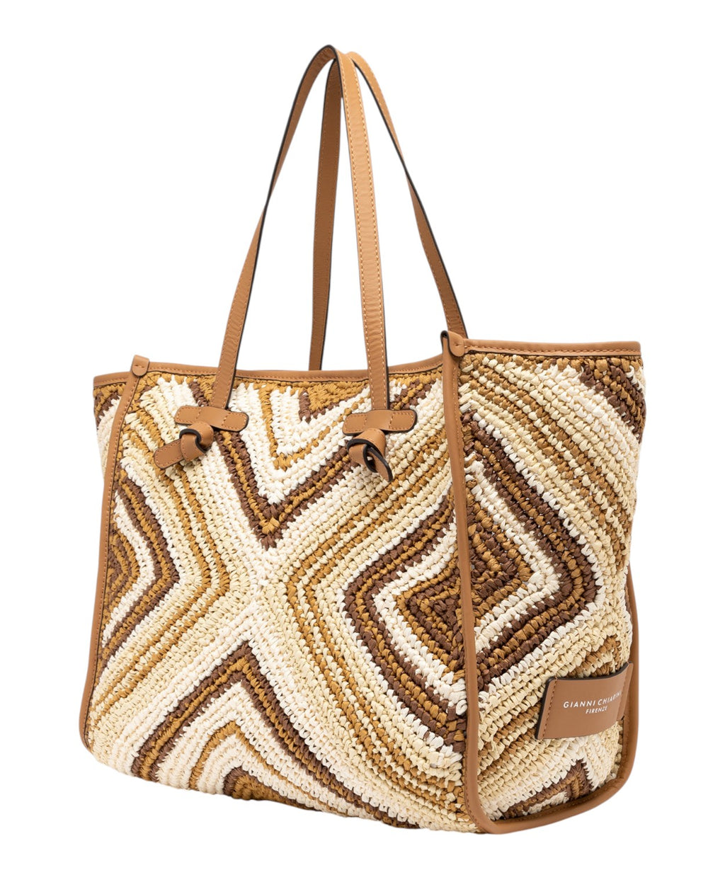 Gianni Chiarini Marcella Sac Shopping en Paille Tressée