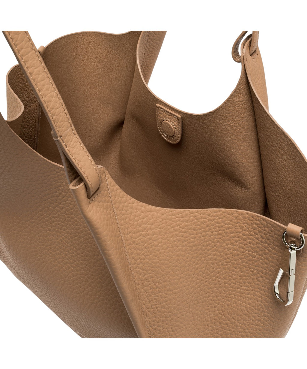 Sac DUA en cuir double grain maxi