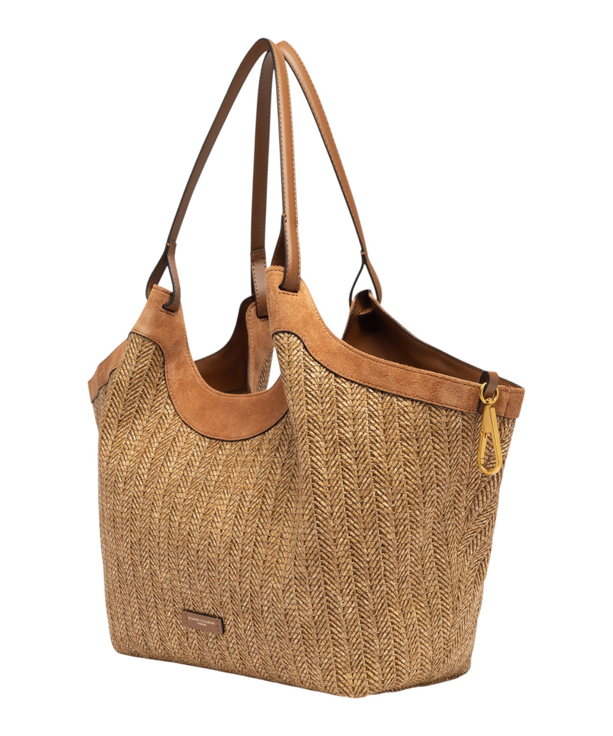 Borsa DUA in paglia intrecciata Gianni Chiarini