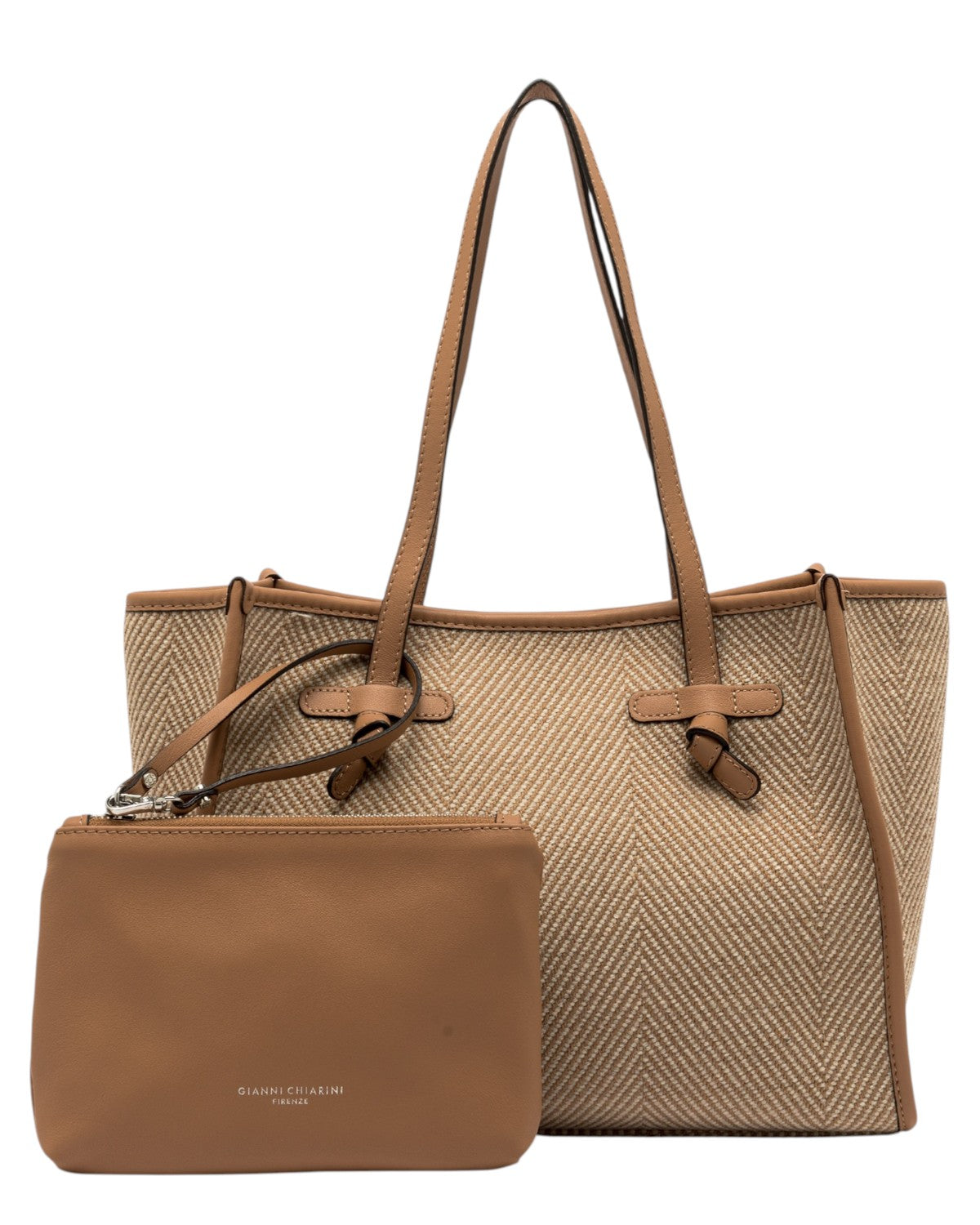 Shopping Bag Marcella in lana spigata-Gianni Chiarini-Borse a spalla-Vittorio Citro Boutique