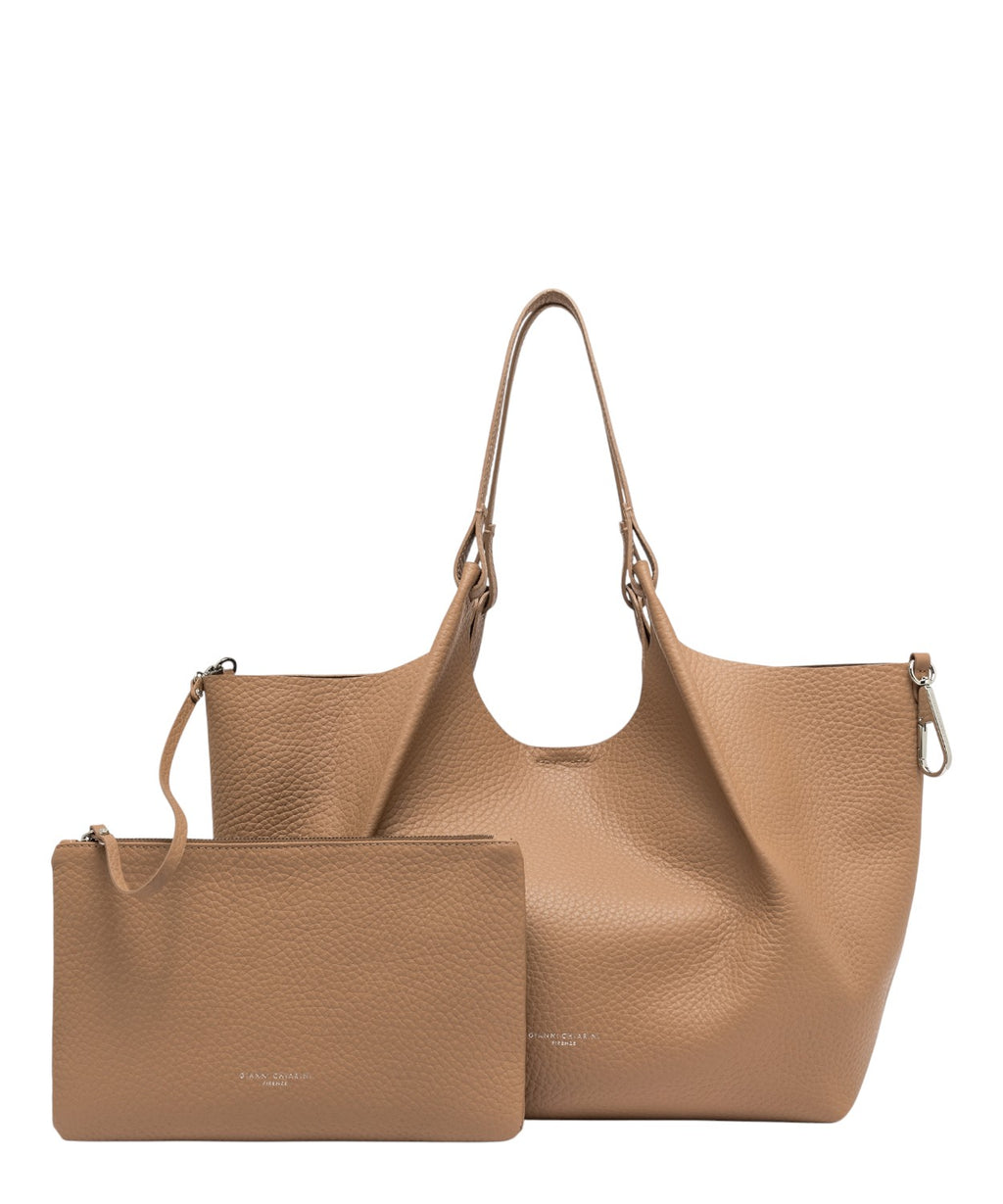 Sac DUA en cuir double grain maxi