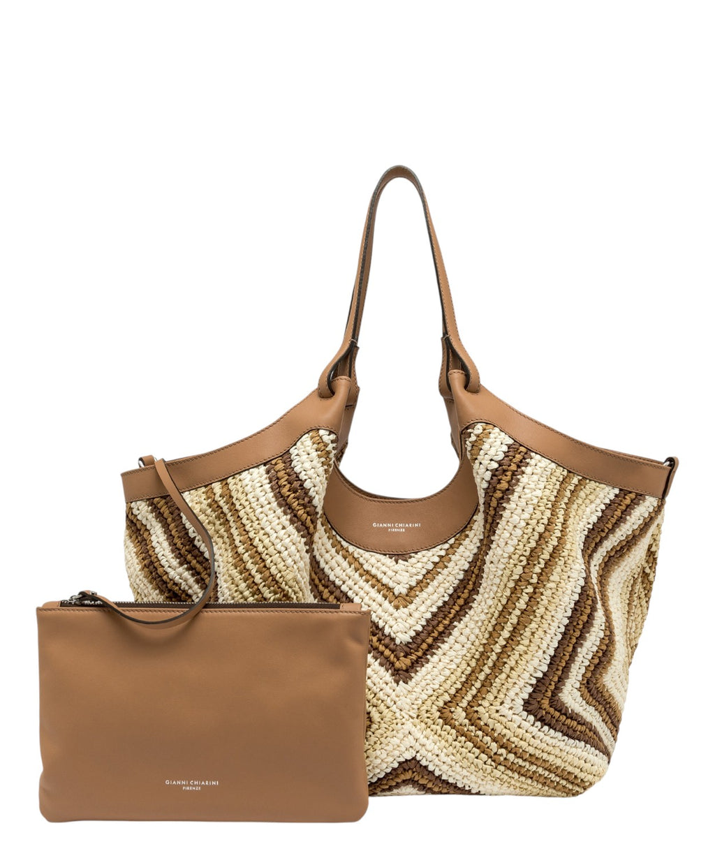Sac DUA Gianni Chiarini en paille tressée