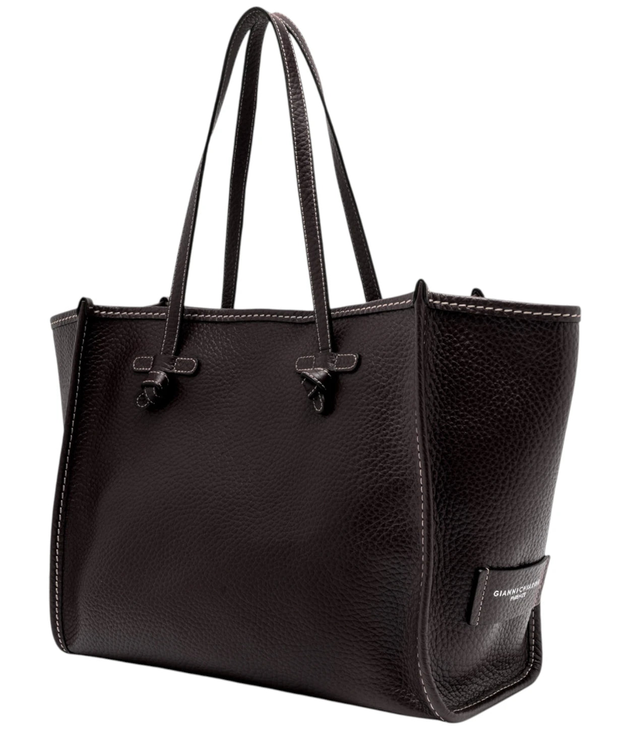 Shopping bag Marcella double grana maxi-Gianni Chiarini-Borse a spalla-Vittorio Citro Boutique