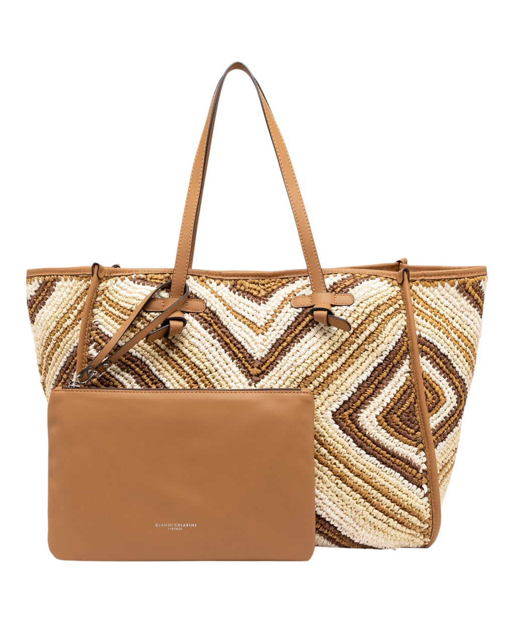 Gianni Chiarini Marcella Sac Shopping en Paille Tressée