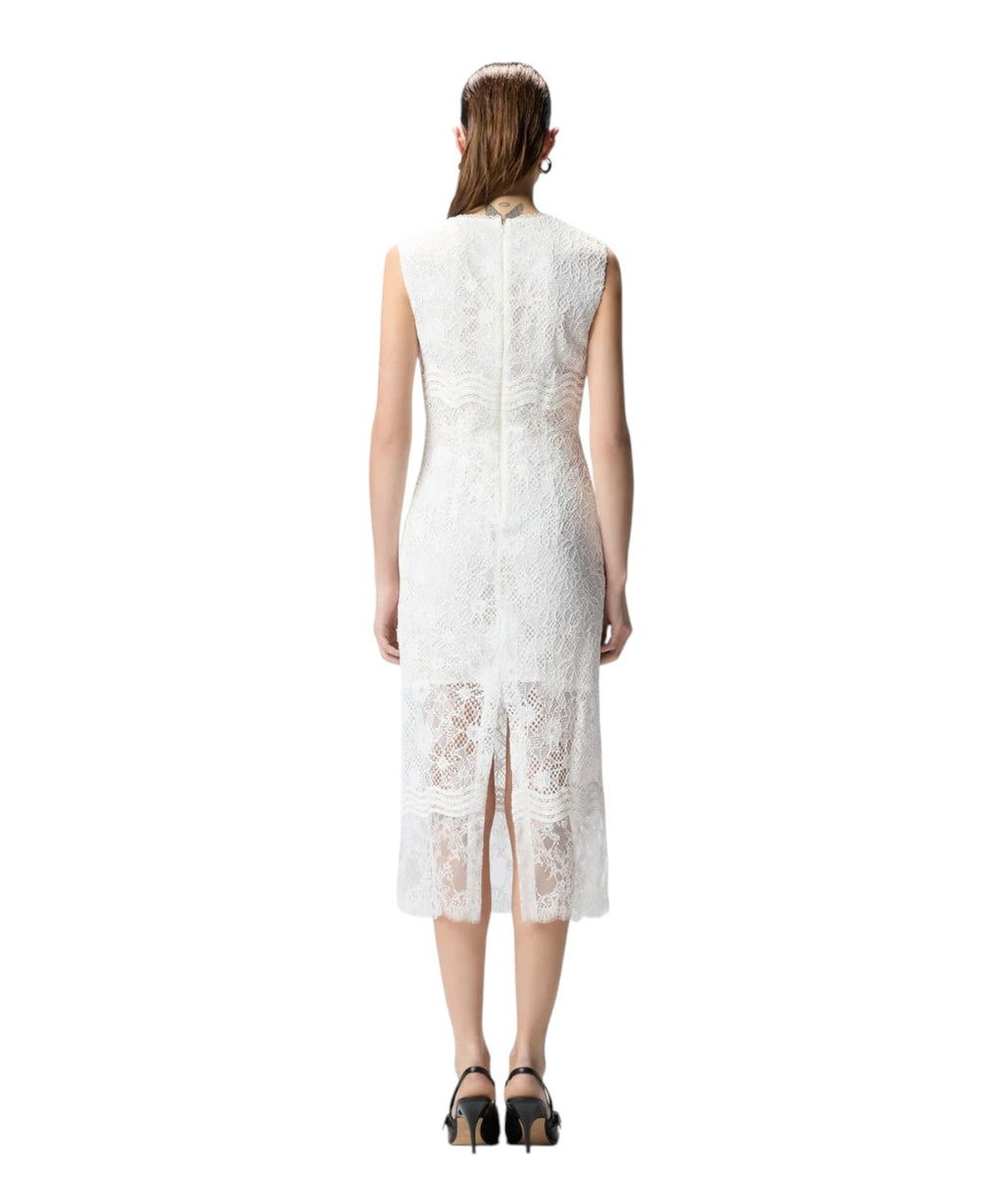 Robe Audrey Midi Pinko en dentelle