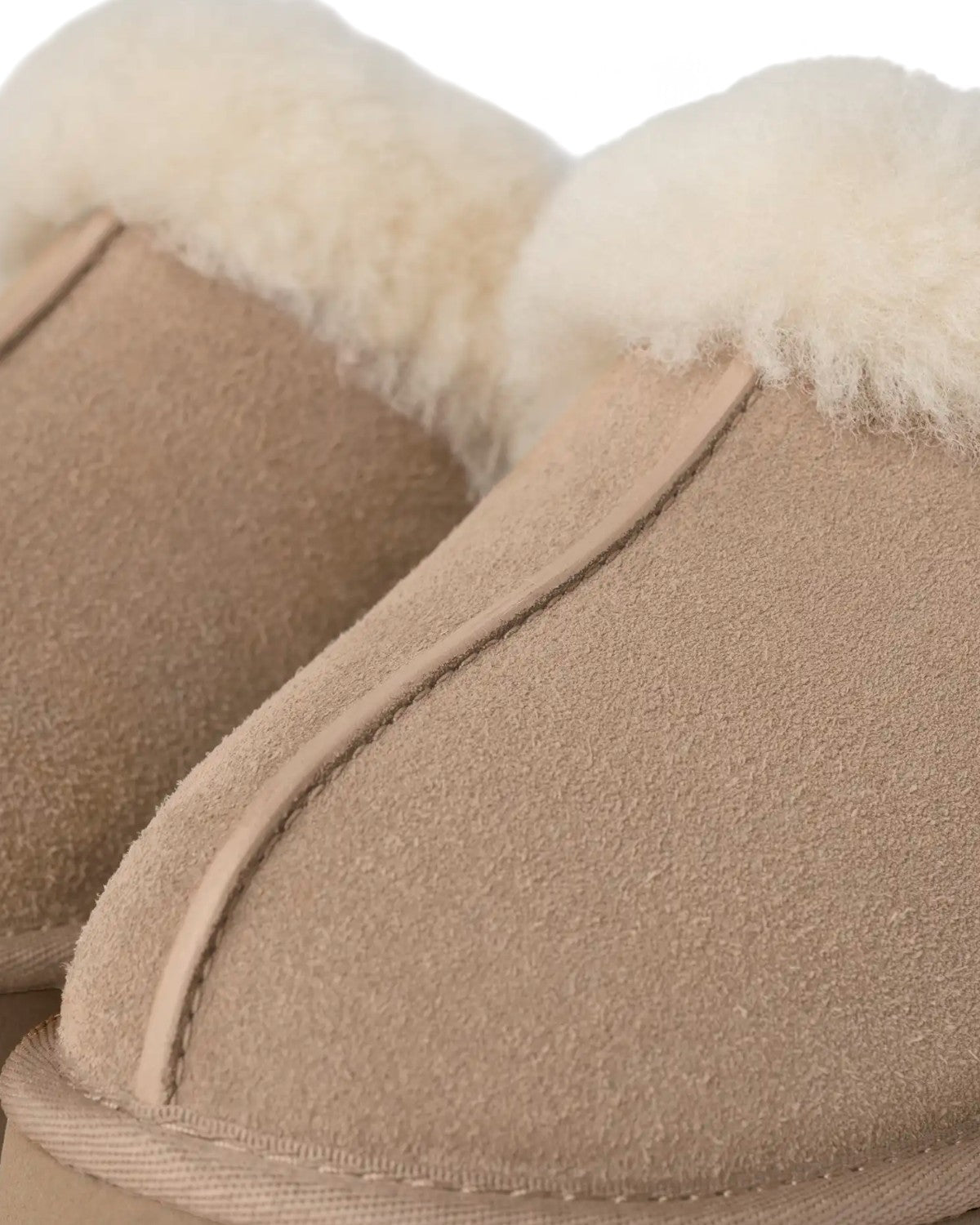 Ciabatte Disquette in Camoscio con Platform-Ugg-Ciabatte-Vittorio Citro Boutique