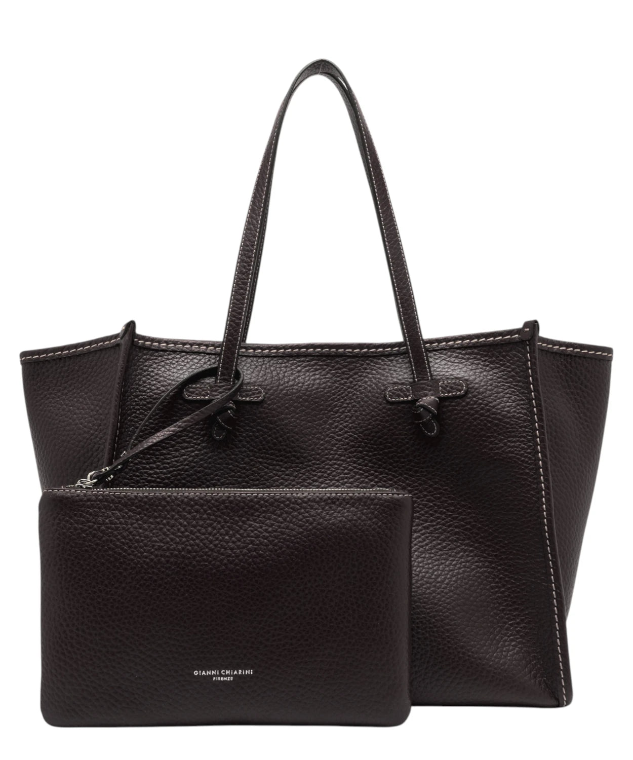 Shopping bag Marcella double grana maxi-Gianni Chiarini-Borse a spalla-Vittorio Citro Boutique