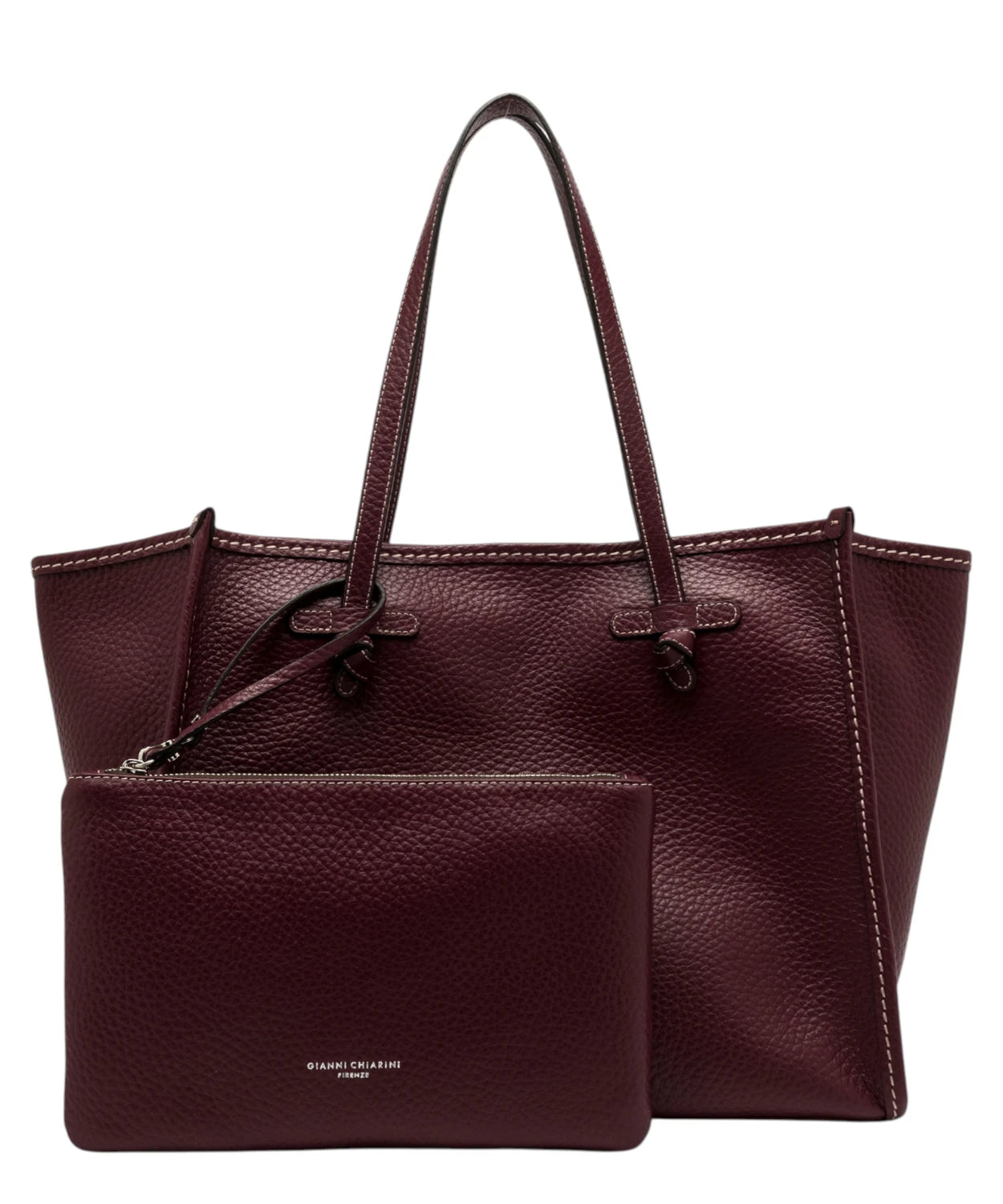 Shopping bag Marcella double grana maxi-Gianni Chiarini-Borse a spalla-Vittorio Citro Boutique