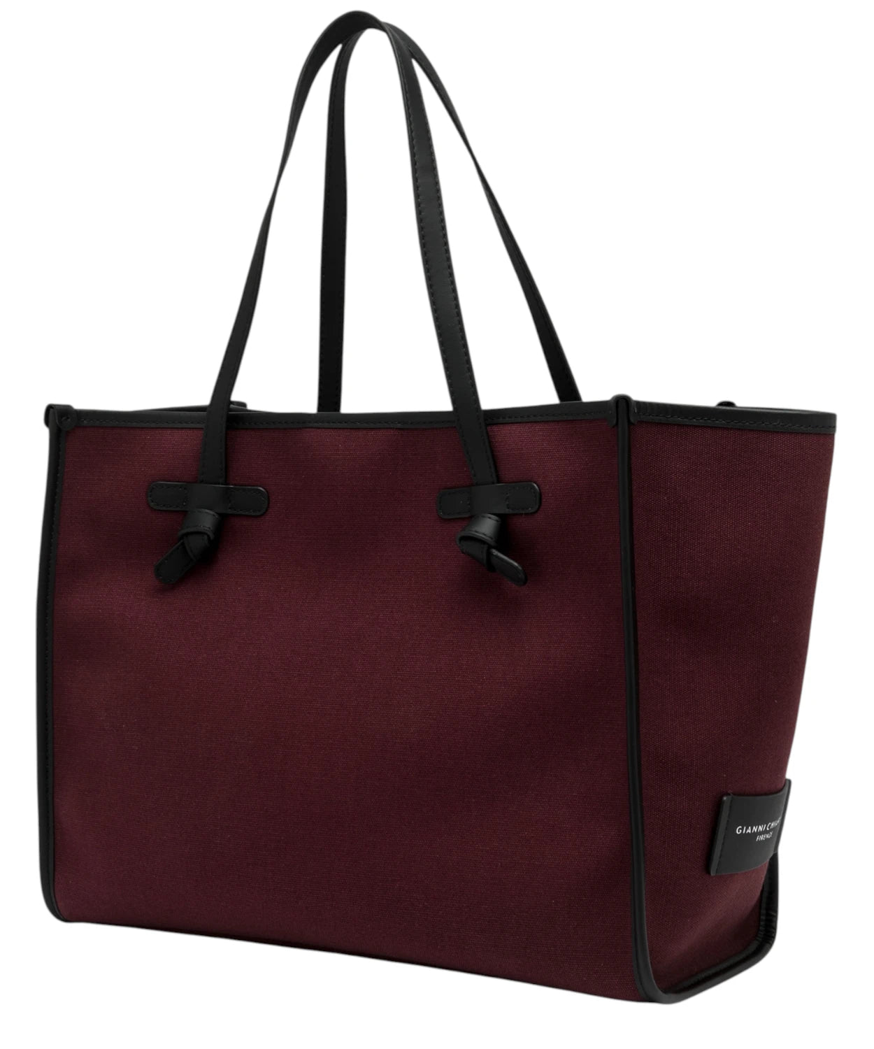 Shopping bag Marcella in canvas-Gianni Chiarini-Borse a spalla-Vittorio Citro Boutique