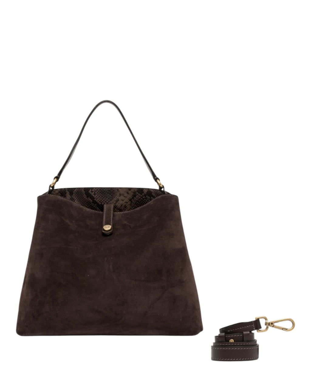 Sac pour femme Gianni Chiarini Fiona Large en cuir suédé