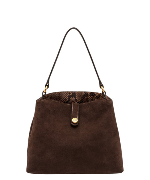 Sac femme Gianni Chiarini Fiona Mini en cuir suédé