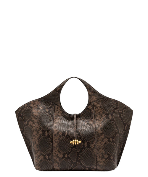Sac pour femme Gianni Chiarini Infinity en cuir imprimé python