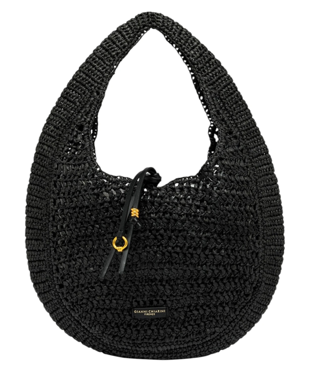 Sac Hobo en paille crochet Gianni Chiarini
