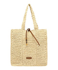 Gianni Chiarini Nefeli sac shopper en crochet de paille