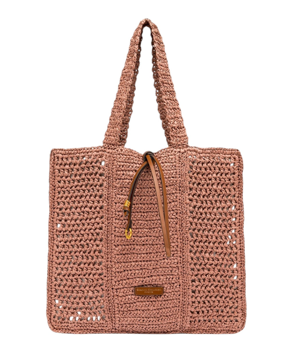 Gianni Chiarini Nefeli Shopper en crochet de paille