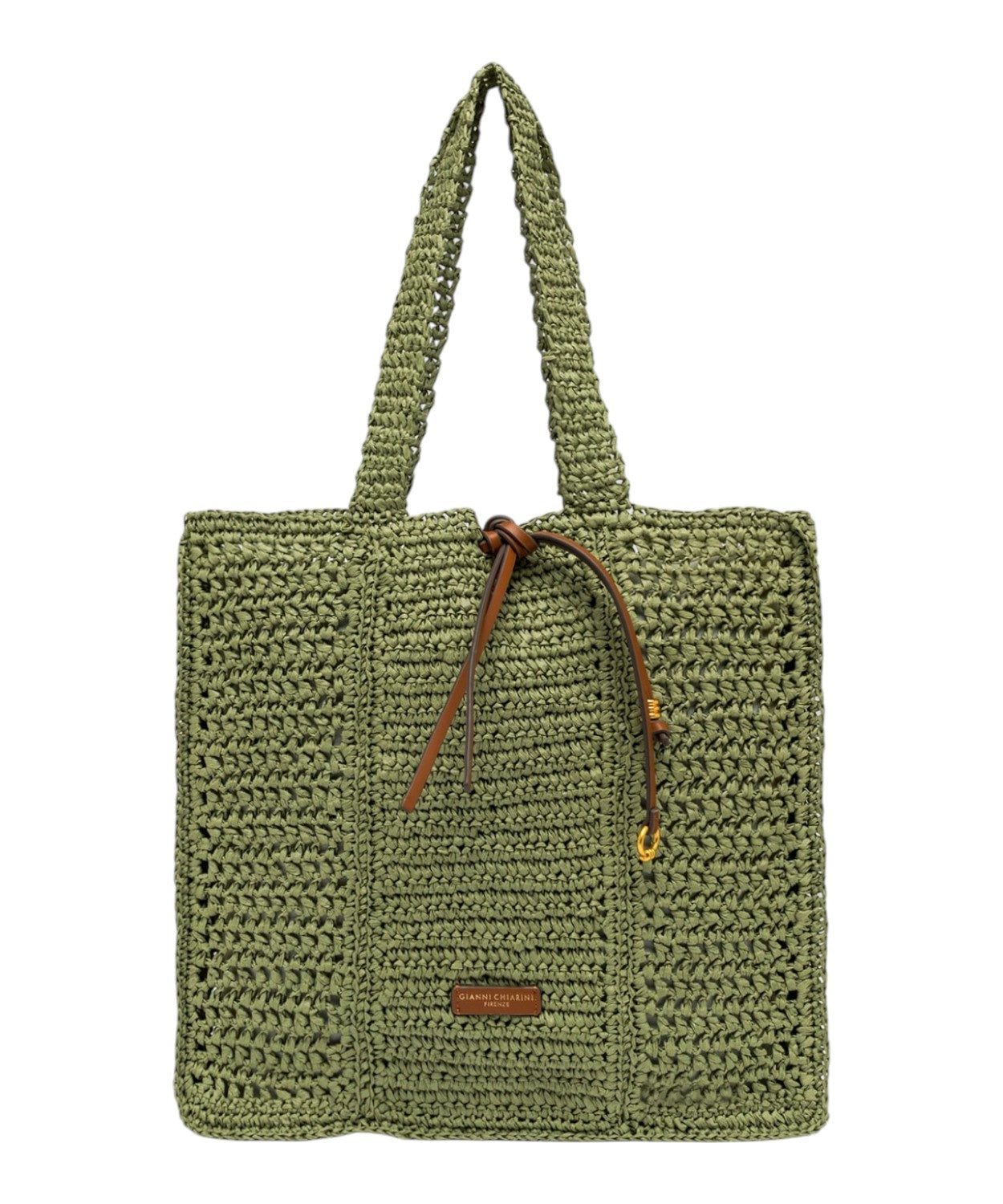 Gianni Chiarini Nefeli Shopper en crochet de paille