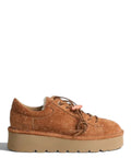 Chaussures Femme P003 Muse en daim Cappuccino