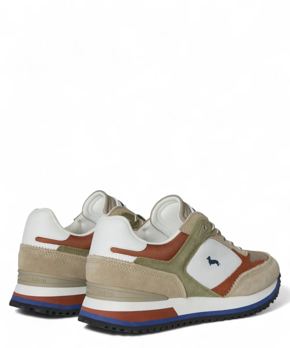 Sneakers in Camoscio e Tessuto Tecnico con Suola EVA Extra-Light-Sneakers-Harmont&Blaine-Vittorio Citro Boutique