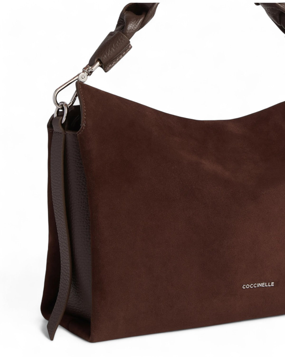 Borsa Boheme Suede Bimaterial Medium-Coccinelle-Borse a spalla-Vittorio Citro Boutique