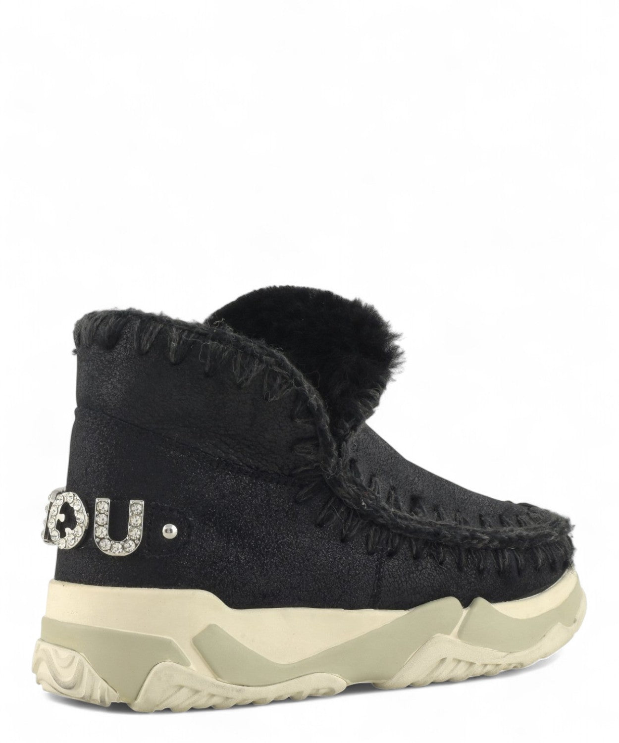 Sneaker Eskimo Trainer Rhinestones Mou-Mou-Stivali-Vittorio Citro Boutique