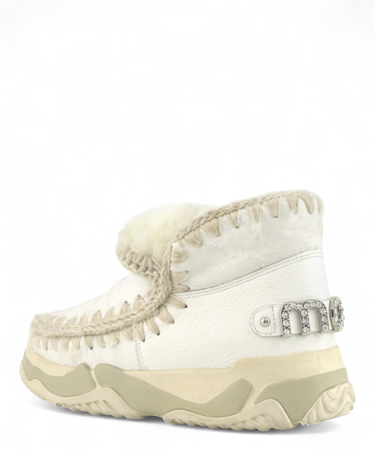 Sneaker Eskimo Trainer Rhinestones Mou-Mou-Stivali-Vittorio Citro Boutique