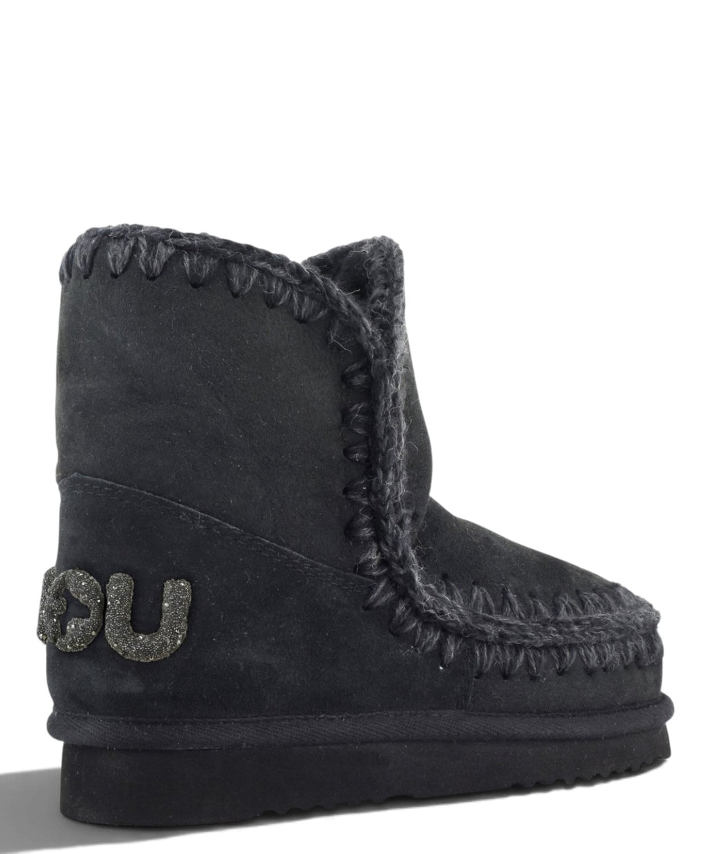 Bottes femme Mou Eskimo 18 Glitter Logo en peau lainée