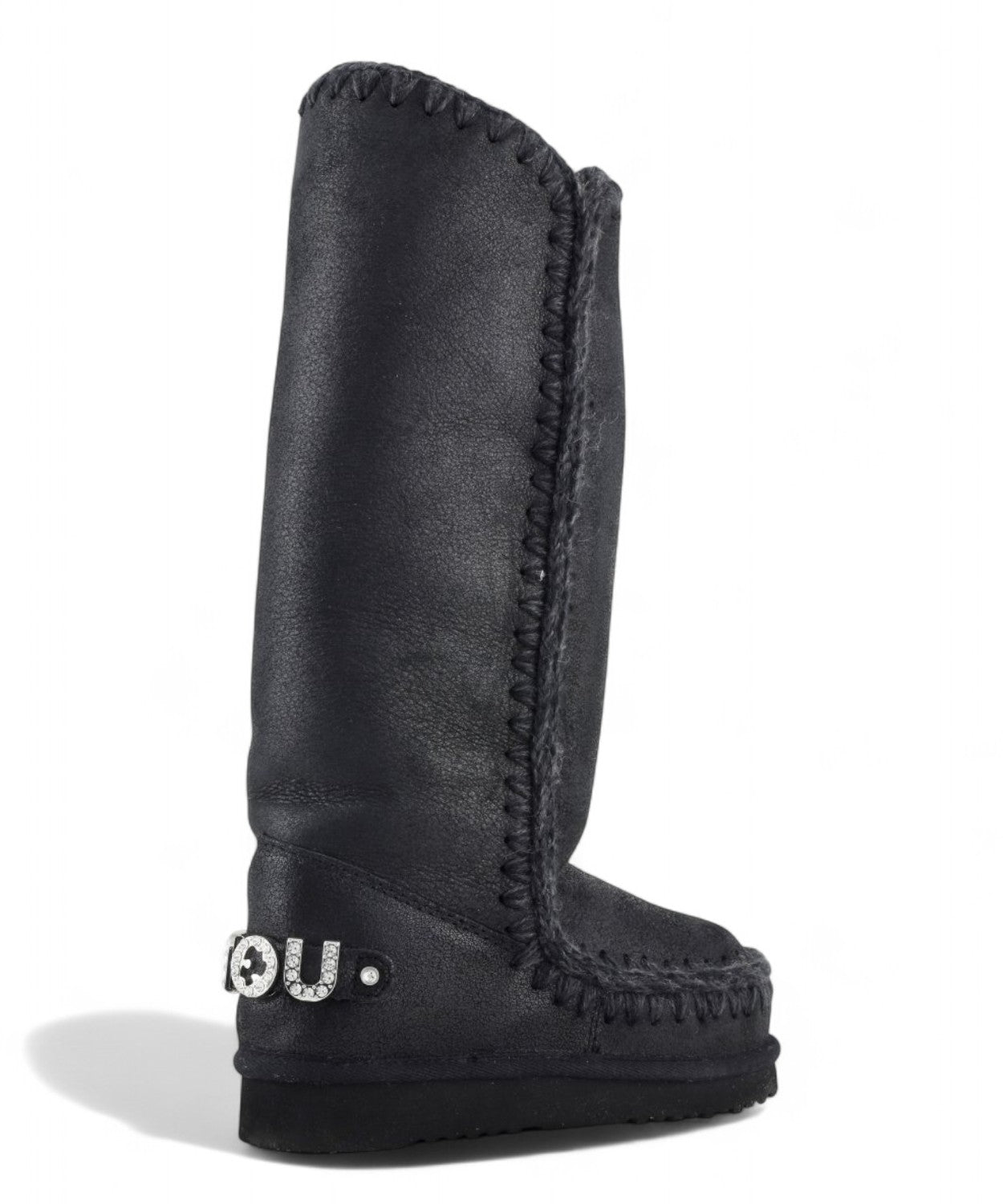 Stivaletto Eskimo 40 Rhinestones Logo Mou-Mou-Stivali-Vittorio Citro Boutique