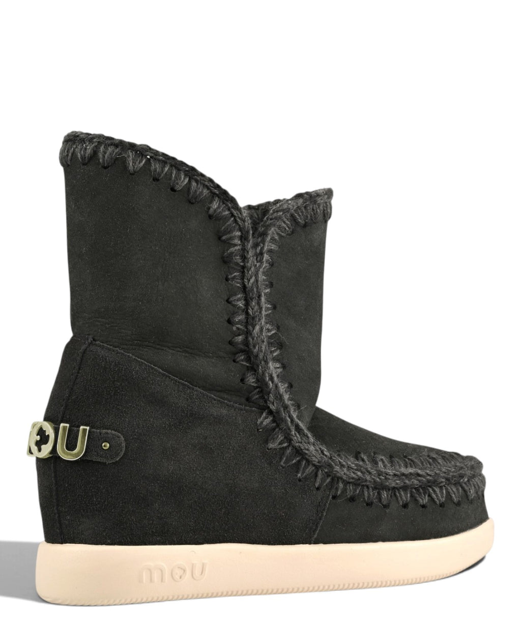 Bottes femme Mou New Inner Wedge Suede avec semelle compensée intérieure