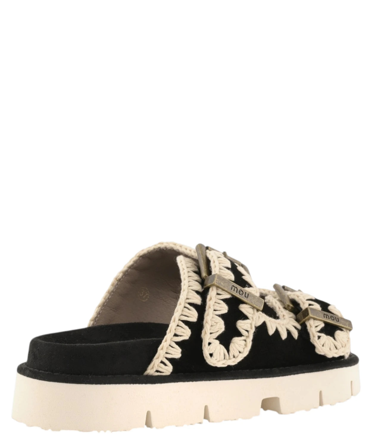 Sandali Mou Bio Due Fibbie in Pelle Scamosciata