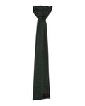 Écharpe en tricot laine mélangée avec bande porte-logo