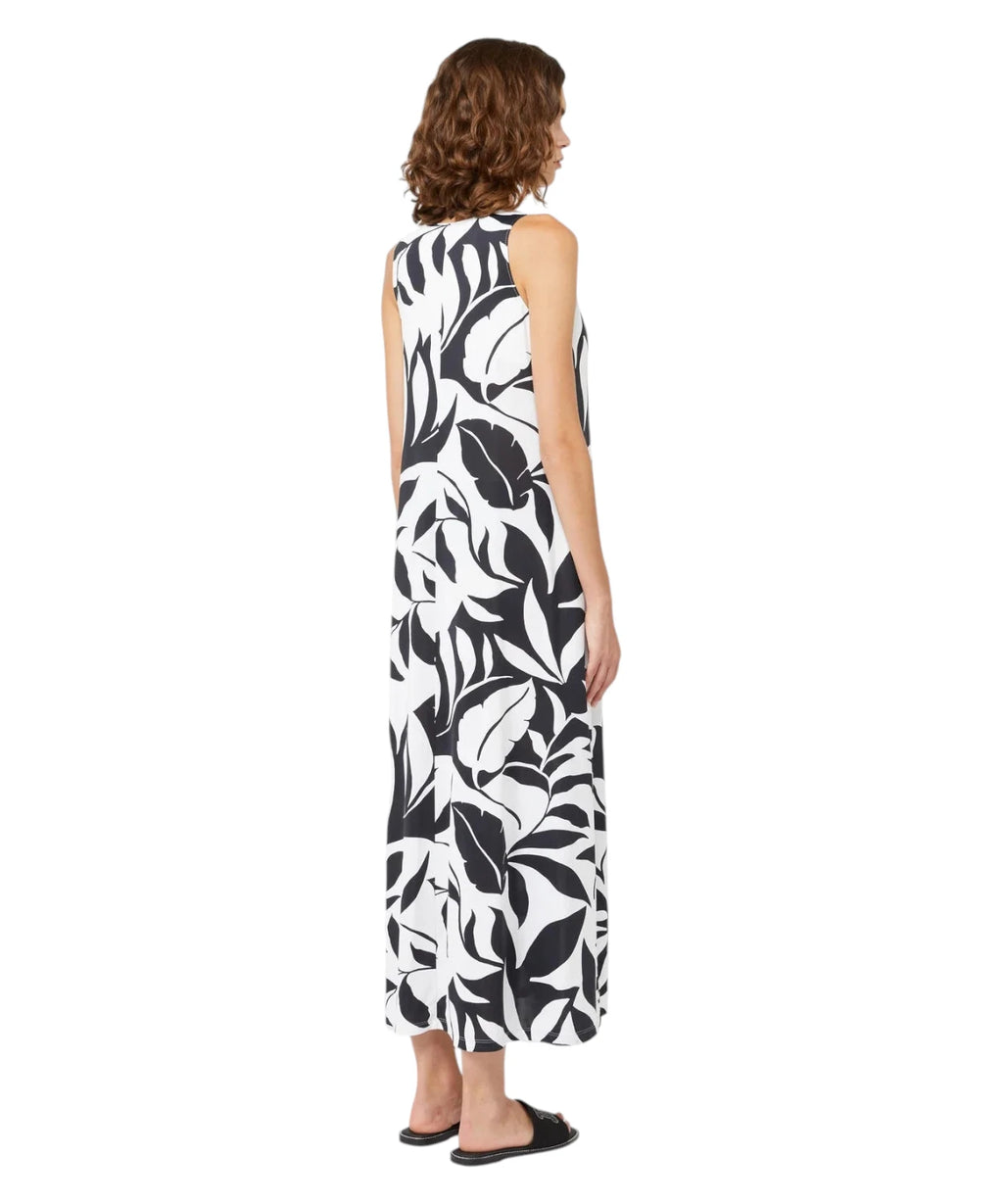 Robe midi Max Mara avec imprimé monogramme