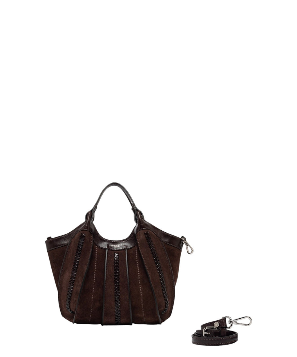 Sac pour femme DUA en cuir brillant effet vintage