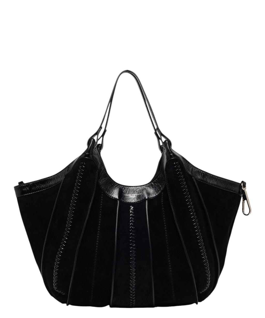 Sac Femme Gianni Chiarini DUA Large en cuir suédé