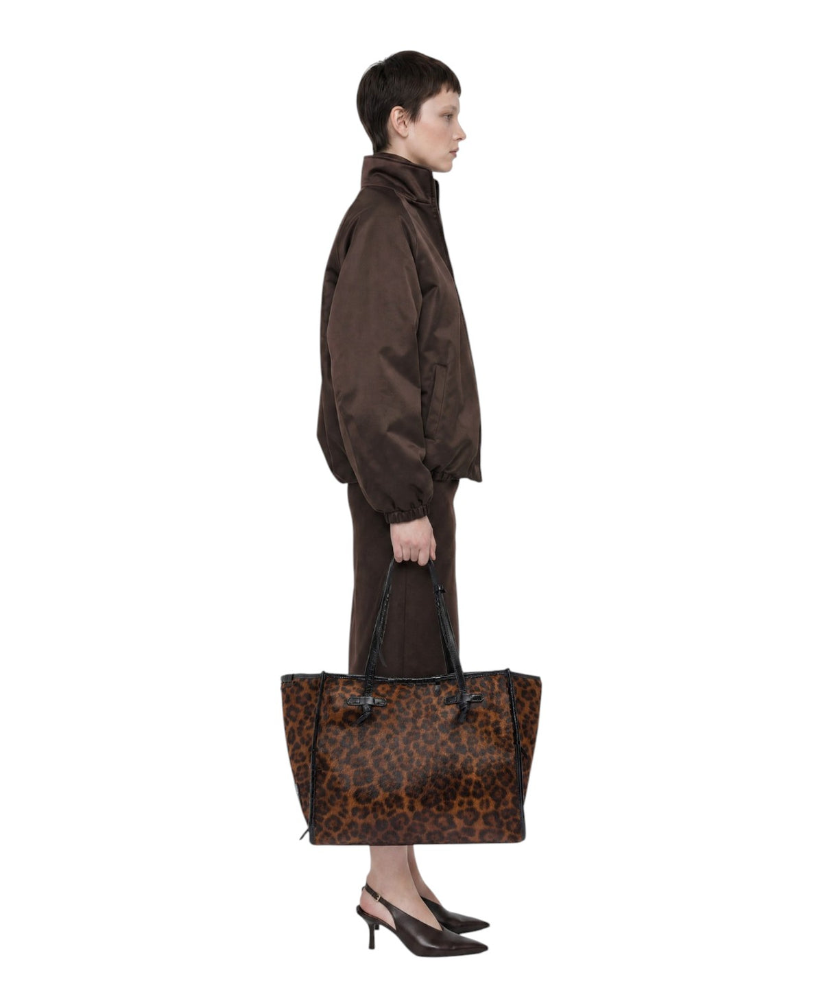 Sac pour femme Gianni Chiarini Marcella en cuir effet poulain Leo